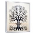thumbnail image 2 of Designart "Sublime Symmetry in Trees" Landscape Trees Floater Framed Wall Art Living Room, 2 of 7