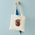 thumbnail image 4 of CafePress - Christmas Deck The Halls Dobies Tote Bag - Unisex Canvas Tote Bag, Beige, 1-Piece, 4 of 6