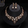thumbnail image 4 of Conjunto de collar, pendientes y joyería para mujer - Champán brillar Electrónica, 4 of 5