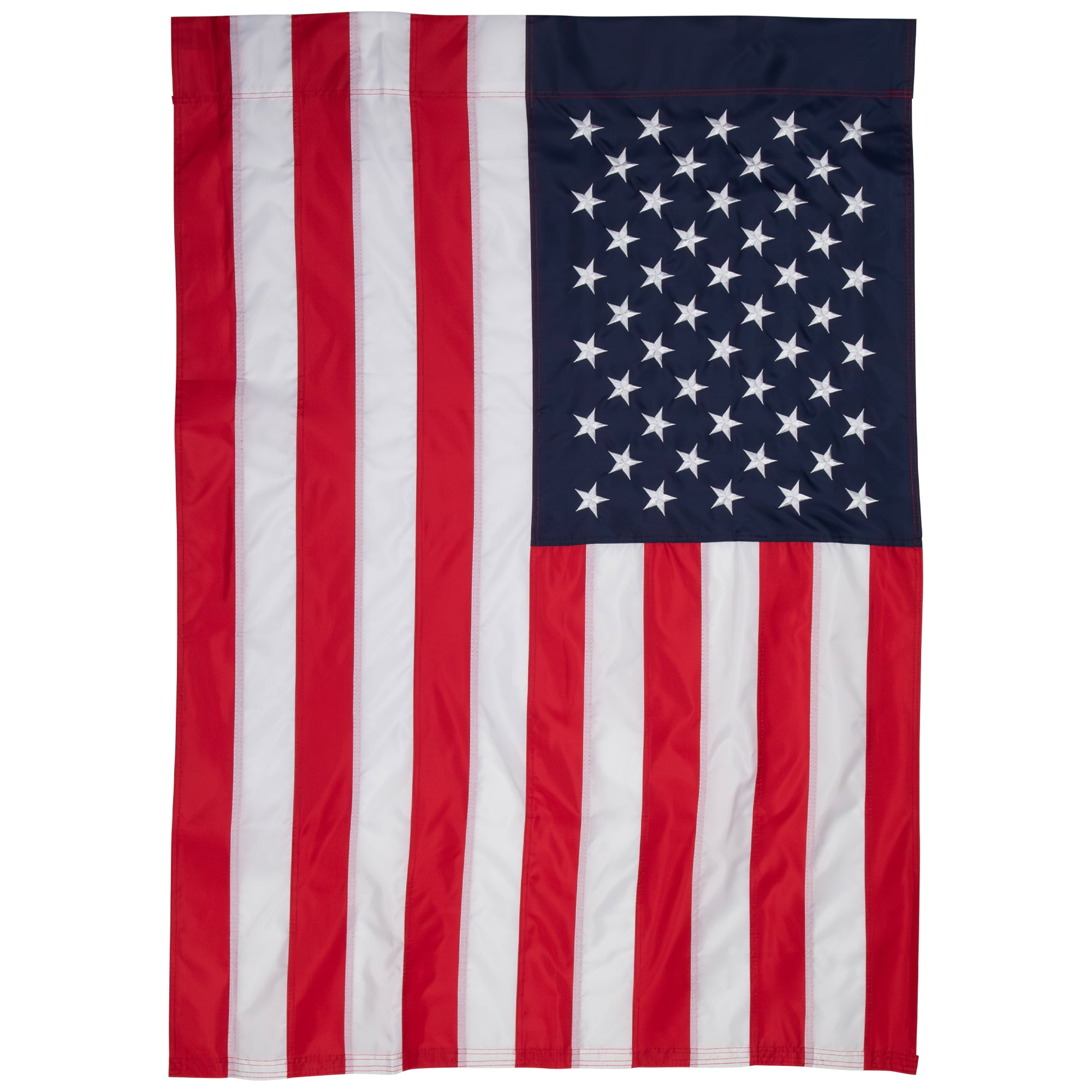 Northlight Patriotic Embroidered USA Outdoor House Flag - 40" x 28"