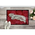 thumbnail image 2 of Carolines Treasures PPP3283MAT Westie Queen of Hearts Door Mat Indoor Rug or Outdoor Welcome Mat 18x27 Doormat  18H X, 2 of 3