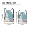thumbnail image 4 of Easygdp Animal Meditation Drawstring Backpack, Beach Sackpack, Travel Sackpack Lightweight for Sports, Gym, Travel, Swimming - Small, 4 of 9