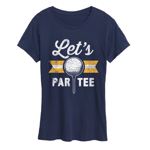 Instant Message - Let's Par Tee - Women's Short Sleeve Graphic T-Shirt