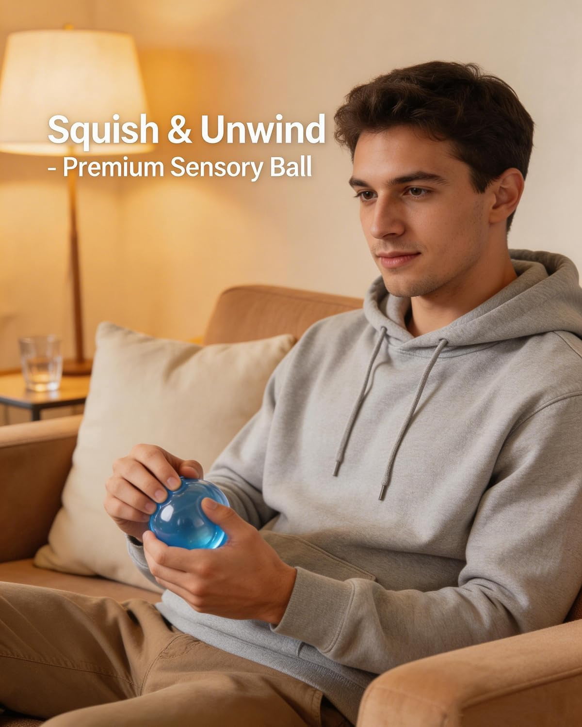 Coconut Oil Squishy - 2026 New Coconut Oil Stress Ball, Slow Rising Squishy, Portable Odorless, Non-Sticky, Easy to Clean, Improving Focus, Or Easing Tension During Study, Work, Or Relaxation