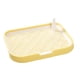 thumbnail image 2 of Soporte para almohadilla de entrenamiento para perros, bandeja de arena antisalpicaduras con rejillas de malla. Amarillo, 2 of 9