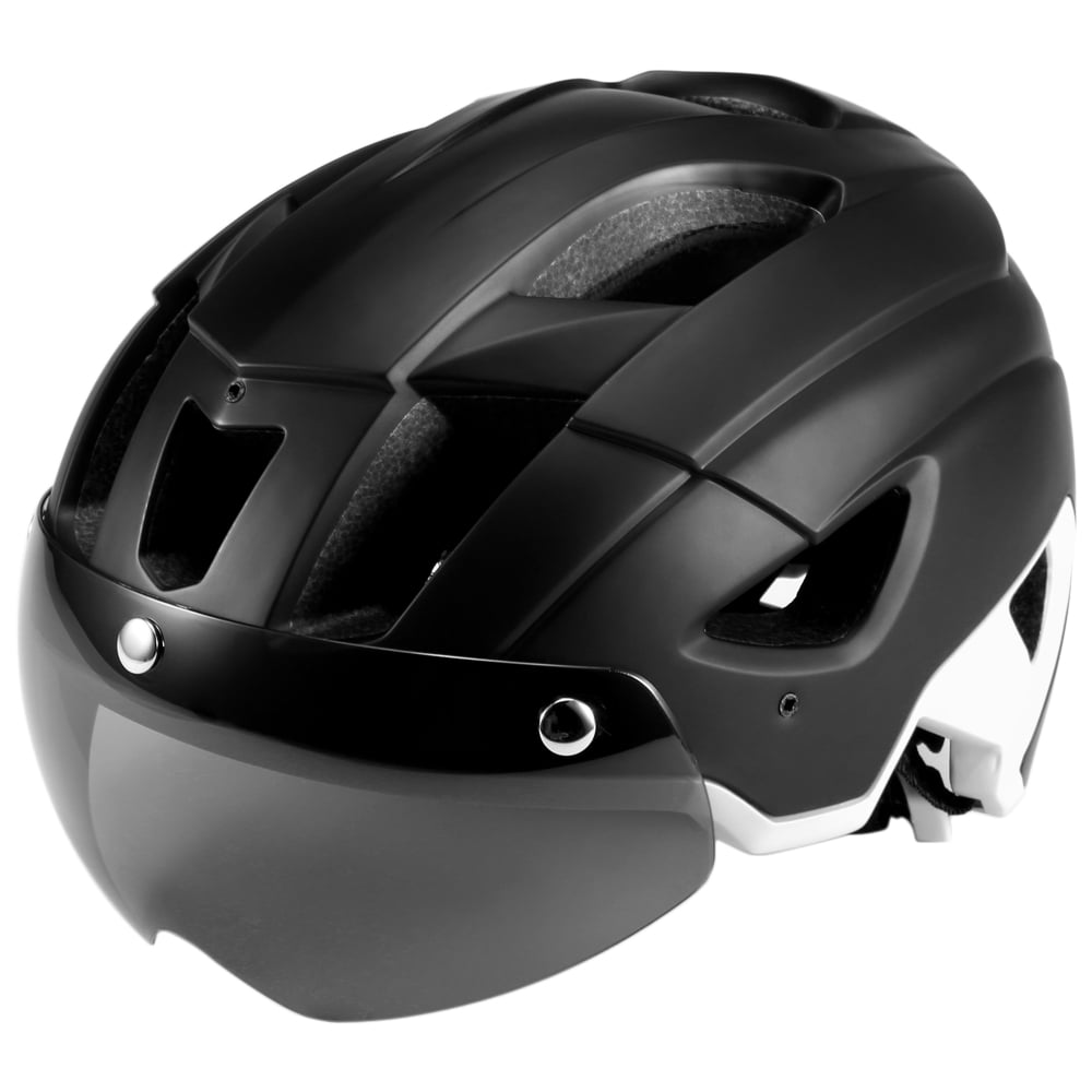Detachable Goggles Adult cycling Helmet Mountain Track Bike Helmet 