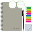 thumbnail image 2 of Cuaderno borrable inteligente A5, cuaderno de dibujo reutilizable en espiral, cuaderno de campus con bolígrafo, papelería escolar, Oficial de moda, 2 of 4