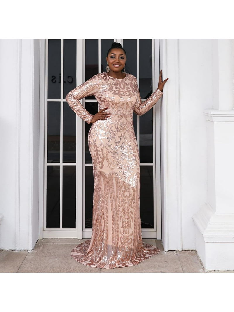 plus size long sleeve mermaid prom dress Plus Size Elegant Sweetheart Long Sleeve Prom Dresses Black / 4X