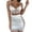 White, variant on FRSASU Plus size Pajamas Women Lace Sling Vest Hollow Mesh See-Through Ladies Nightdress Set White 6(M)