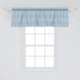 thumbnail image 2 of Ambesonne Art Deco Window Valance, Pattern with Tiny Rhombus, 54" X 18", Blue Grey White, 2 of 3
