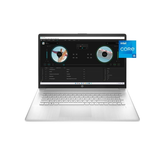 HP 17.3-inch Laptop, 11th Generation Intel Core i5-1135G7, Intel Iris Xe Graphics, 8 GB RAM, 512 GB SSD, Windows 11 Home (17.3-cn0026nr,Natural Silver)