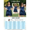 thumbnail image 4 of VEPKUL V Neck Short Sleeve Casual Swing T Shirt Dress with Pockets Plus Size Dresses for Women T09-DarkBlue_3X, 4 of 9