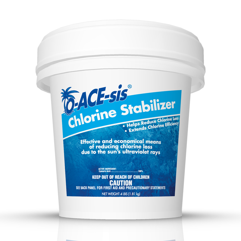 OACEsis Tablet Chlorine Stabilizer 4 lb. Case Of 8