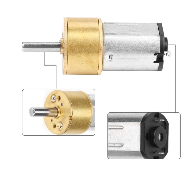 Mini Motor, Mini Gearwheel Gear Motor, Dustproof 14MM For RC Car DIY Engine Toy Robot Model