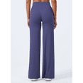 thumbnail image 3 of Olaglory Flare Leggings for Women Bootcut Yoga Pants Women, No Front Seam, High Waist, Tummy Control, Buttery, Booty Lifting for Casual Workout Gym, Deep Cobalt, 3 of 8