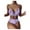 Purple, variant on Viikei Bikini Swimsuit for Women Two Piece Swimwear Top Botton