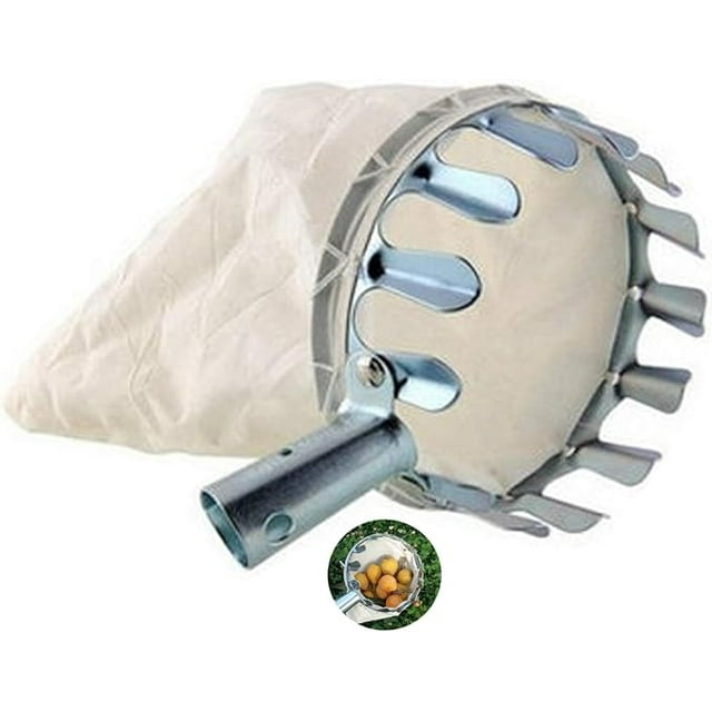 Fruit Picking Tool, Fruit Pickers Gardening Picking Tools Metal Fruit Picker with Collection Bag for Harvesting Apples, Citrus, Pears, Peaches, Gardening Tools