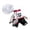 White, variant on Aximioll Dog Chef Costume, Halloween Pet Cosplay Outfit, Funny 3D Standing Dog Clothes with Chef Hat, Party Holiday Photo Prop for Small Medium Large Dogs, White/M
