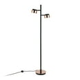 thumbnail image 5 of Evelyn&Zoe Jex 2-Light Floor Lamp with Metal Shade, Blackened Bronze/Copper/Copper, 5 of 13