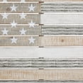 thumbnail image 4 of DecMode White Wood Handmade American Flag Wall Decor, 4 of 8