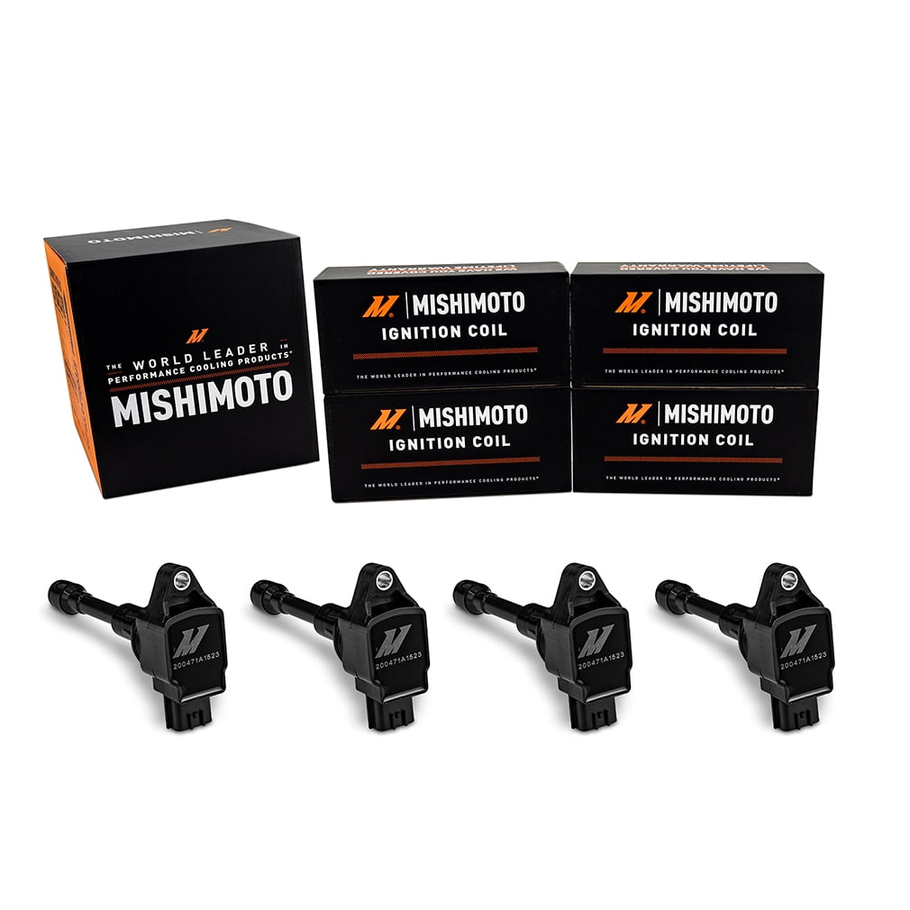 Mishimoto Ignition Coil Pack, Compatible with Nissan Altima 2.5L, 2007-2015, Set of 4
