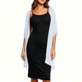 thumbnail image 6 of Women Sheer Chiffon Shawl Wrap Lightweight Scarf Elegant Evening Cover Up Soft Breathable Long Scarf for Dress Formal Party Wedding Beach Sunscreen Wrap Fashion Accessory Gift Idea, 6 of 8