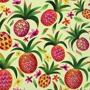 IHR Ideal Home Range Cocktail Napkins Disposable 3-Ply Paper Party Napkin Pack, 5" x 5", Pineapple Paradise, 20-Count