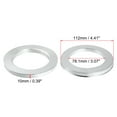 thumbnail image 5 of Unique Bargains 4pcs OD 112mm to ID 78.1mm Aluminium Alloy Car Hub Centric Rings Wheel Bore Center Spacer, 5 of 7
