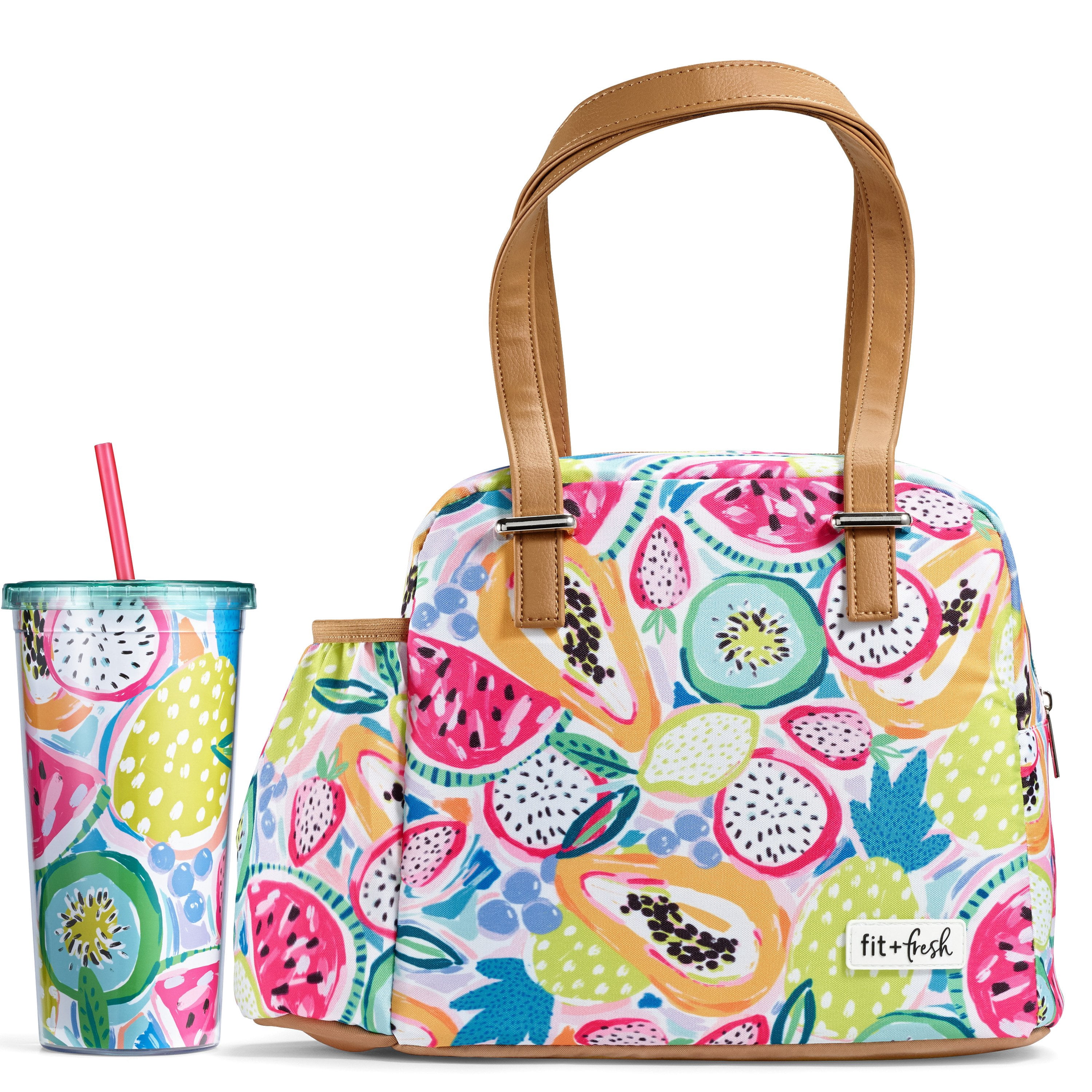 Fit & Fresh 7165FF2768 Lunch Bag For Women, Laketown Bag, Fruit