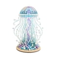 thumbnail image 2 of Diy Pearl Art Jellyfish Hanging Craft Kit, Featuring Gradual Color Bead Assembly with Soft Cork Base, Creative Wall Art for Beach Themed Home Decor, Unique Summer Craft Supplies, 2 of 4