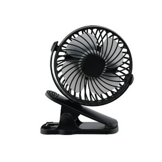Fan Of The Clip 6 pulgadas, ventilador pequeño con 3 velocidades con un fuerte Fl OW Of Air USB Mini Mute Clip Fan Wmkox8yii hjk3789
