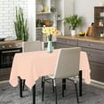 thumbnail image 6 of AuroraX Rectangular Plastic Table Cloth Disposable Party Outdoor Picnic Tablecloth Oil-Proof Pink 54x108in Wrinkle Resistant Solid Table Cover for 8 Foot Table, 6 of 6