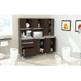 thumbnail image 2 of Inval Ambrossia 3-Piece 8-Shelf Laminate Kitchen Cabinet 71"W, Espresso/Grey, 2 of 11