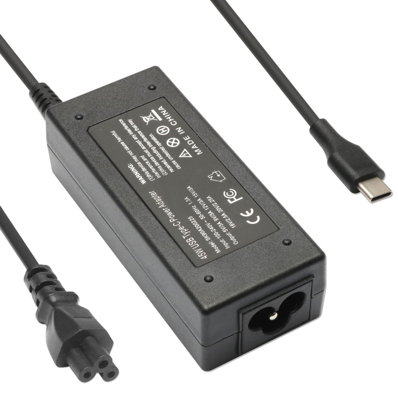 45W Type C USB Laptop Compatible with HP Chromebook Charger,USB C Laptop Charger,Type C Chromebook Chargerand Type C Charger Other Brands Laptop - Walmart.com