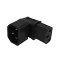 thumbnail image 5 of IEC C14 connector top cable, rectangular, 90 IEC C13 socket power extension adapter, 5 of 5