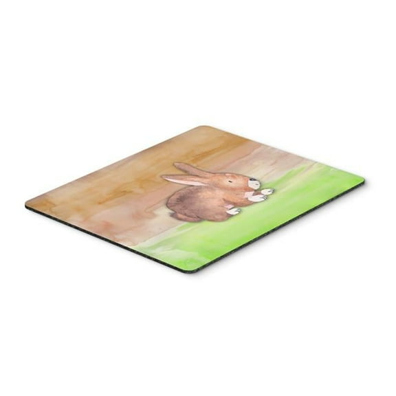 Rabbit Watercolor Mouse Pad, Hot Pad or Trivet