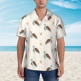 thumbnail image 4 of Haiem Sea Turtle Printed Hawaiian Shirt for Men - Men’s Casual Beach Summer Shirts - Stretch Fabric with Modern Fit-Medium, 4 of 9