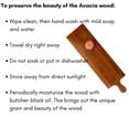 thumbnail image 3 of BirdRock Home 31.5" Acacia Wooden Cheese Serving Board with Handle, 3 of 6