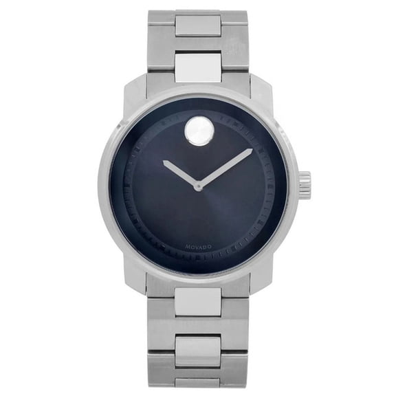 Movado Bold Men's Quartz Blue Dial Stainless Steel Watch 3600423