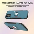 thumbnail image 6 of Mignvoa For iPhone 12 Mini 5.4 inch Case with Ring Holder Dual Layer Shockproof Protective Case Cover Built in Ring Stand 360 Degree Rotating for Apple iPhone 12 Mini 5.4 inch 2020(Navy Blue), 6 of 7