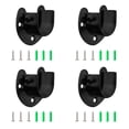 thumbnail image 1 of Soporte para barra de ducha en forma de U, 4 piezas, soporte para barra de cortina, soporte para barra de armario de acero inoxidable, 1 "y 1-1/4" de diámetro, conector de brida para poste resistente,, 1 of 5