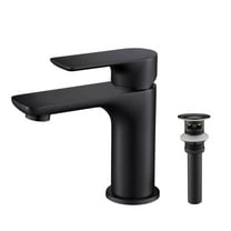 Kibi Tender Single Handle Bathroom Vanity Sink Faucet with Pop Up Drain