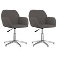 thumbnail image 5 of vidaXL Dining Chair 2 Pcs Modern Side Accent Upholstered Side Chair Fabric, 5 of 6