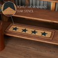 thumbnail image 3 of VHC Brands Americana Primitive Flooring - Potomac Tan Stencil Stars Jute Stair Tread, 3 of 6
