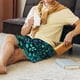 thumbnail image 5 of Fotbe Blue Floral with Butterflies Pantalones Cortos de Pijama para Hombre, Ropa de Dormir, Pantalones de Pijama Cortos para Hombre-Small, 5 of 6
