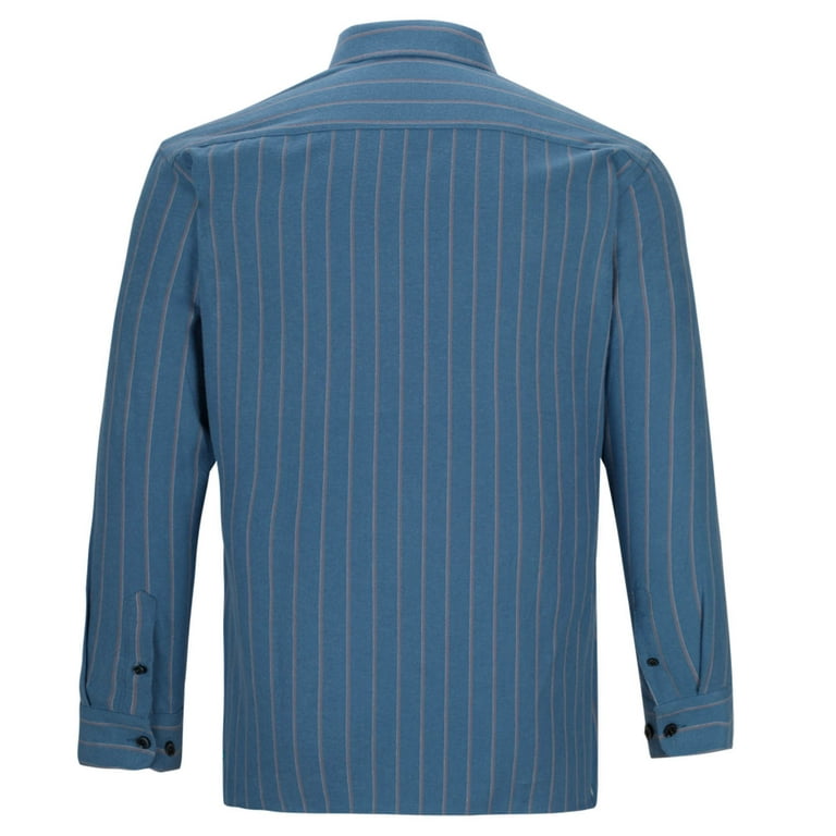 men's pinstripe dress shirt Indochino Men's Custom Helston Anti-Wrinkle Pinstripe Black Shirt