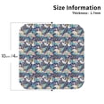 thumbnail image 2 of Kdxio Tropical Sloth Funny Coasters,4 Pcs Leather Coasters,Housewarming Gifts,Protect Furniture from Water Marks Scratch and Damage, 2 of 8