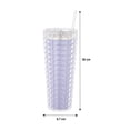 thumbnail image 3 of Vaso My Shop de Plástico Texturizado con Tapa y Popote para Bebidas Frías de 770 ml., 3 of 3