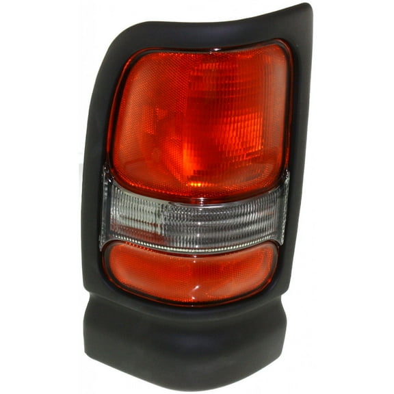 For Dodge Ram 1500/2500/3500 1999-2002 Tail Light Driver Side | Combo Type | CAPA | Black | CH2800122 | 55055265AC