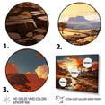 thumbnail image 3 of Designart "Outback Wonder Australia painting III" Landscapes Floater Framed Canvas Art Print, 3 of 7